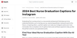 How Gauth’s Knowledge Enhances Nurse Graduation Captions on Instagram